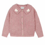 Mipounet Petra Heart Cardigan Mauve