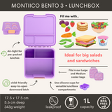Yumbox Montii Bento 3 Lunchbox Rainbow Roller