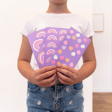 Montii Waterproof Sticker Set Rainbow Roller