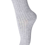 MP Denmark Cotton Rib Socks Grey Melange