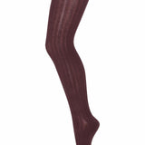 MP Denmark Cotton Rib Tights Grape Skin
