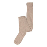 MP Denmark Cotton Rib Tights Light Brown Melange
