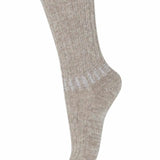 MP Denmark Quin Socks Light Brown Melange