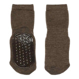 MP Denmark Wool Socks Anti Slip Brown Melange
