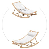 Oliver Furniture Wood Baby & Toddler Rocker, Oak/Grey