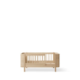 Oliver Furniture Wood Mini+ Cot Bed incl. Junior Kit White/Oak