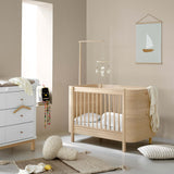 Oliver Furniture Wood Mini+ Cot Bed, Oak