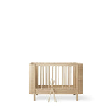 Oliver Furniture Wood Mini+ Cot Bed, Oak
