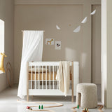 Oliver Furniture Wood Mini + Cot Bed White Oak
