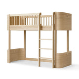 Oliver Furniture Wood Mini + Low Loft  Bed Oak