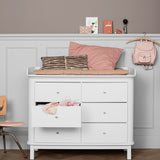 Oliver Furniture Wood Nursery 6 Drawers White