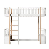 Oliver Furniture Wood Original Loft Bed, White/Oak