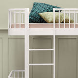 Oliver Furniture Wood Original Loft Bed, White/Oak
