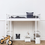 Oliver Furniture Wood Original Loft Bed, White