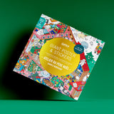 OMY Colouring Poster & Stickers Atelier Du Pere Noel