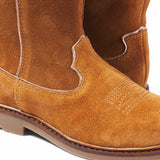Pom d'Api Boots Sister West Velours Oily Caramel