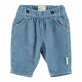 Piupiuchick Baby Trousers Washed Navy Denim