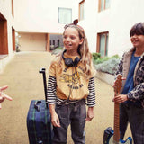 Piupiuchick Mom Fit Trousers Washed Black Denim