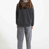 Piupiuchick Mom Fit Trousers Washed Black Denim