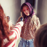 Piupiuchick Mom Fit Trousers Washed Blue Denim