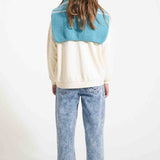 Piupiuchick Mom Fit Trousers Washed Blue Denim