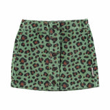 Piupiuchick Short Skirt Green w/ Animal Print