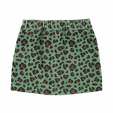 Piupiuchick Short Skirt Green w/ Animal Print