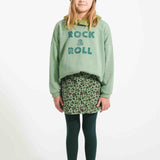 Piupiuchick Short Skirt Green w/ Animal Print