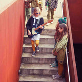 Piupiuchick Short Skirt Light Blue Soft Denim