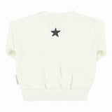 Piupiuchick Sweatshirt Ecru w/ "Rock Star" Print
