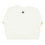 Piupiuchick Sweatshirt Ecru w/ "Rock Star" Print