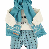 Piupiuchick Sweatshirt Ecru w/ "Rock Star" Print