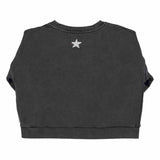 Piupiuchick Sweatshirt Faded Black w/ "Jimi Hendrix" Print