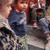 Piupiuchick Sweatshirt Faded Black w/ "Jimi Hendrix" Print