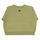 Piupiuchick Sweatshirt Olive Green w/ Tiger Print