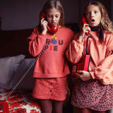 Piupiuchick Sweatshirt Pink w/ "Groupie" Print