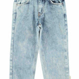 Piupiuchick Unisex Trousers Washed Blue Denim