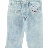 Piupiuchick Unisex Trousers Washed Blue Denim
