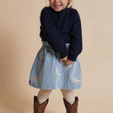 Copenhagen Colors Pull Over Turtle Neck Navy