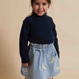 Copenhagen Colors Pull Over Turtle Neck Navy