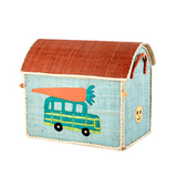 Rice Raffia Basket Cars Small