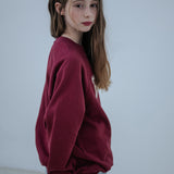 Repose Raglan Sweater Royal Burgundy