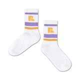 Repose Sport Socks White Logo