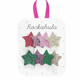 Rockahula | Jolly Glitter Star Clips