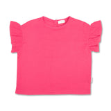 Petit Blush Loua Frill Blouse Party Punch