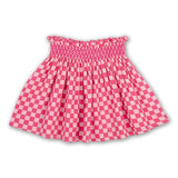 Petit Blush Mini Skirt Square AOP