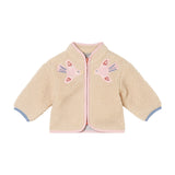 Stella McCartney Kids Jacket Birds Beige