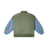 Stella McCartney Kids Jacket Green Hearts