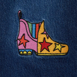 Stella McCartney Kids Jeans Boots Navy Blue