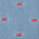 Stella McCartney Kids Jeans Embroidered Lips